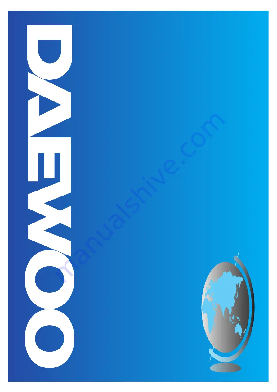 Daewoo KOG-38052S Service Manual Download Page 1