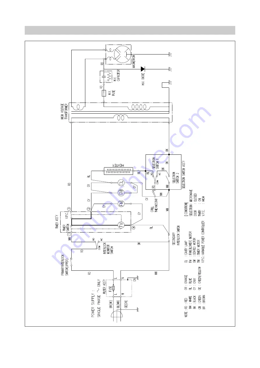 Daewoo KOG-38052S Service Manual Download Page 11