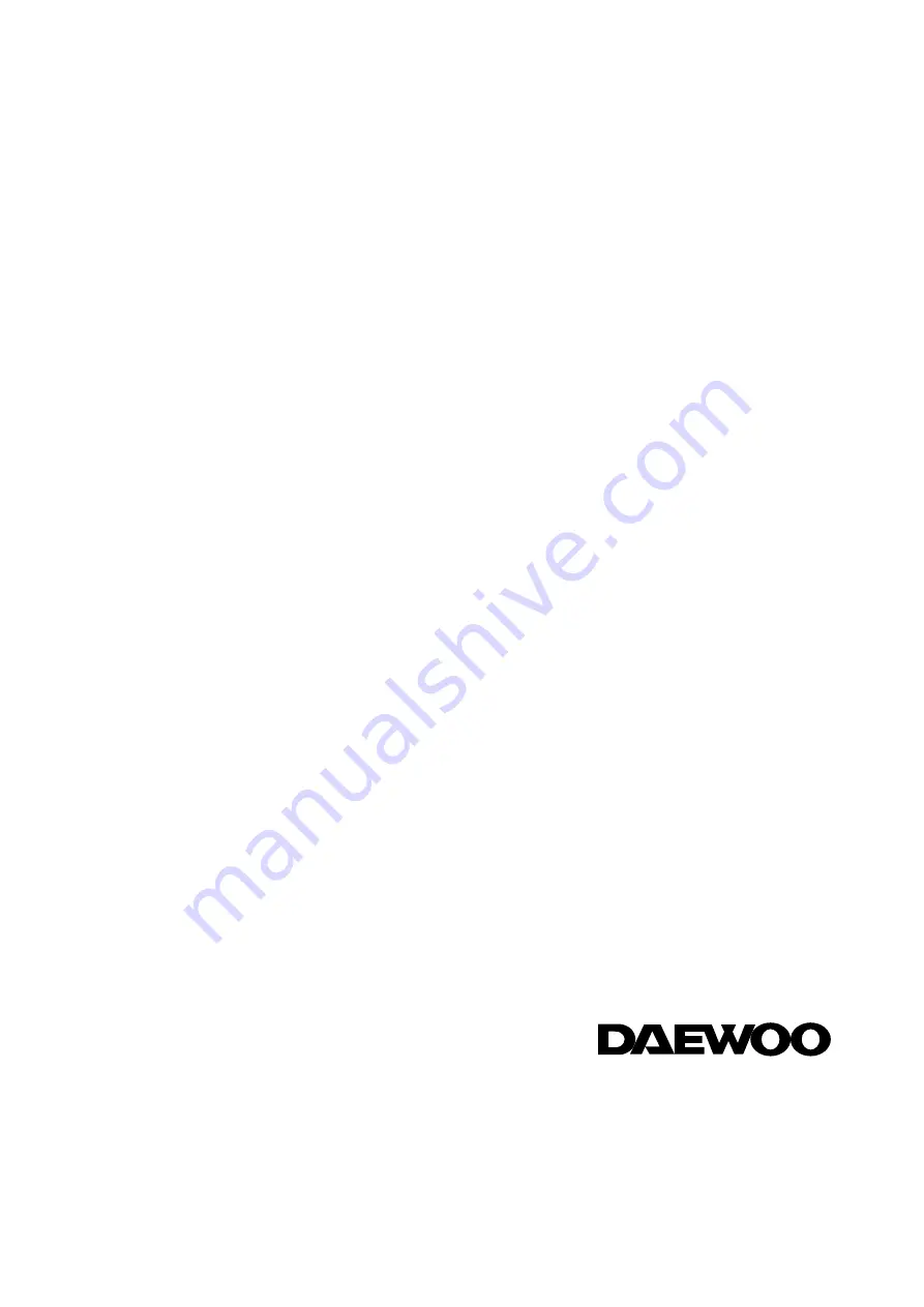 Daewoo KOG-38052S Service Manual Download Page 31