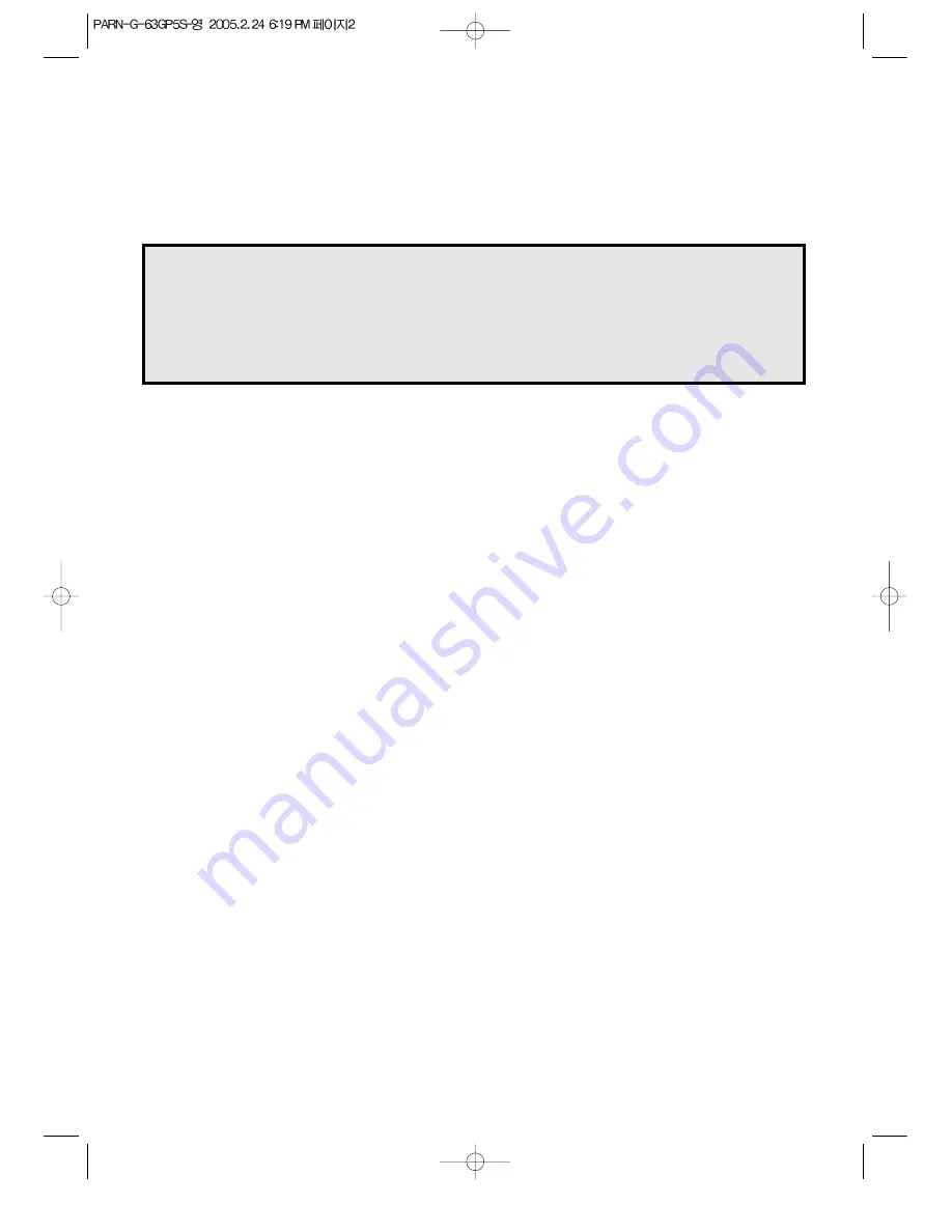 Daewoo KOG-63GP Operating Instructions Manual Download Page 3