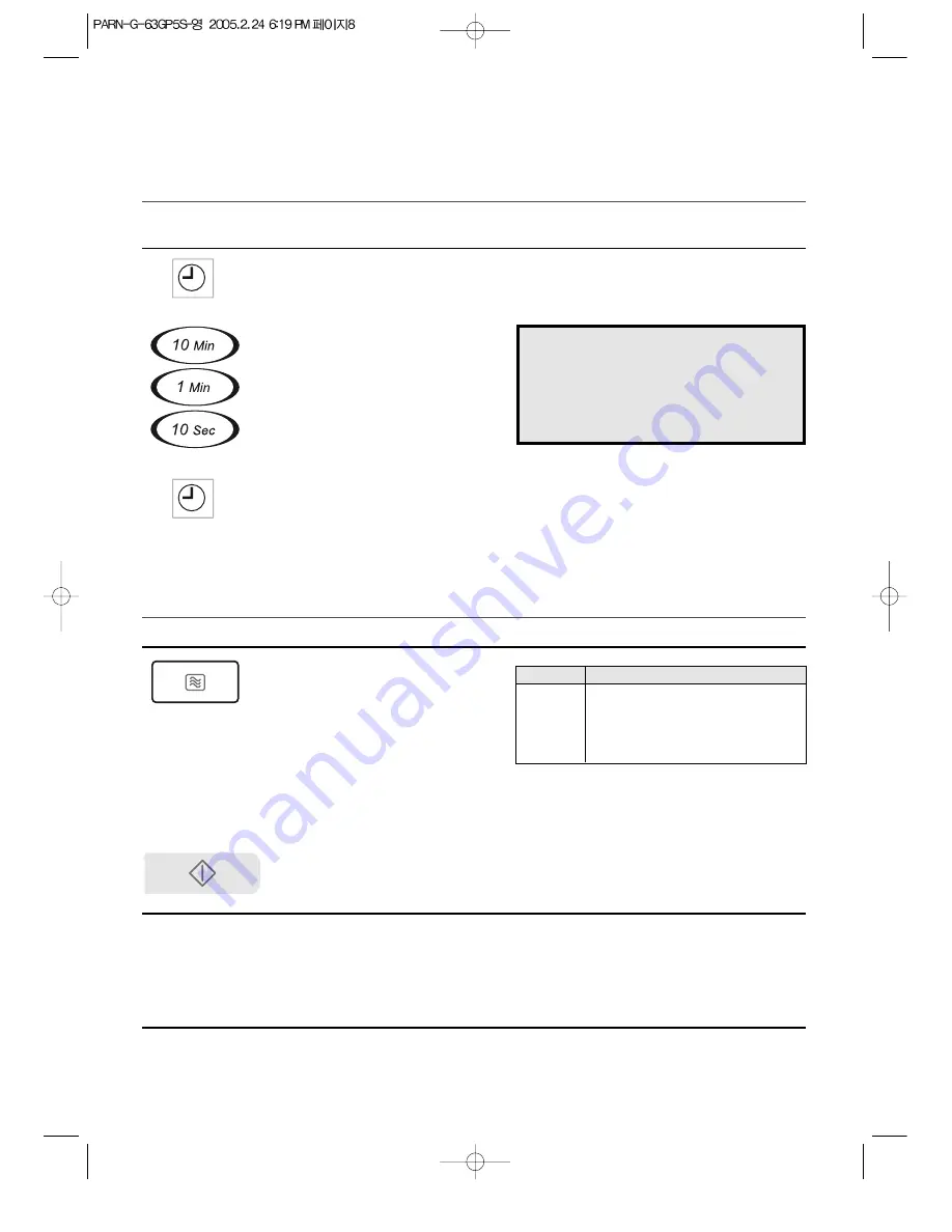 Daewoo KOG-63GP Operating Instructions Manual Download Page 9