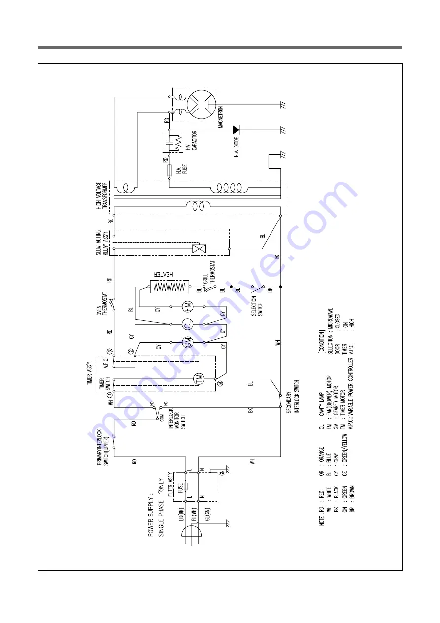 Daewoo KOG-6C675S Service Manual Download Page 24