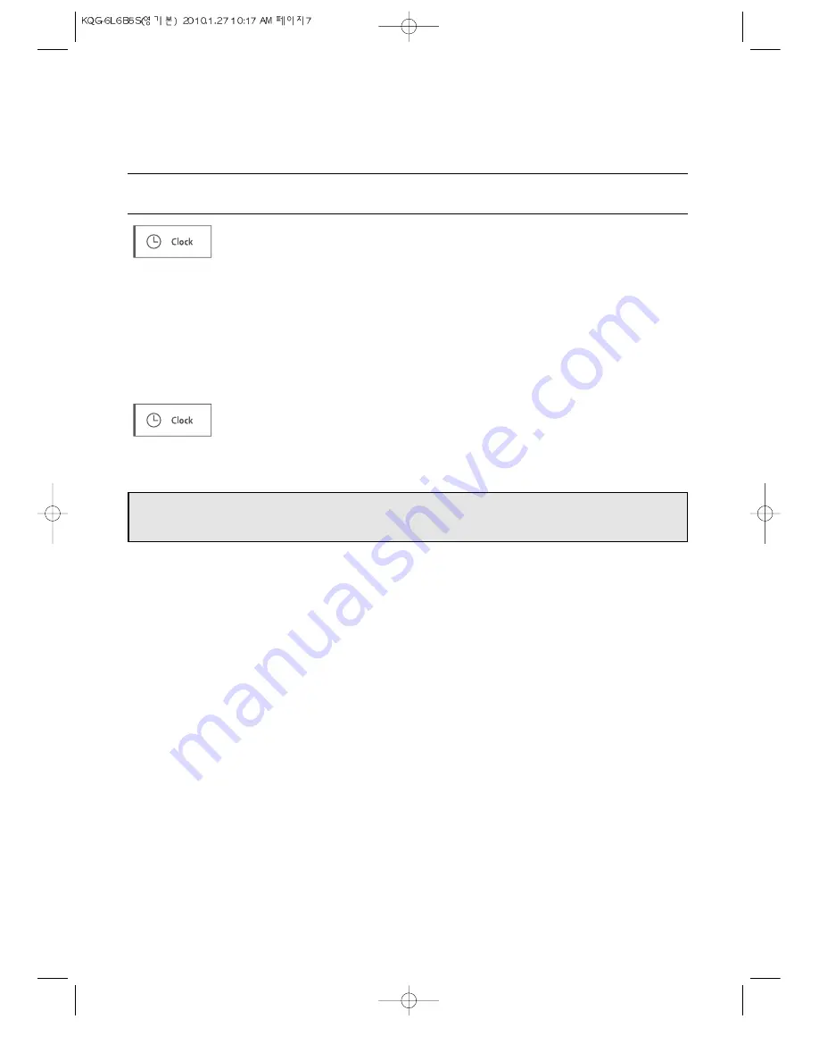 Daewoo KOG-6L6B Operating Instructions & Cook Book Download Page 8