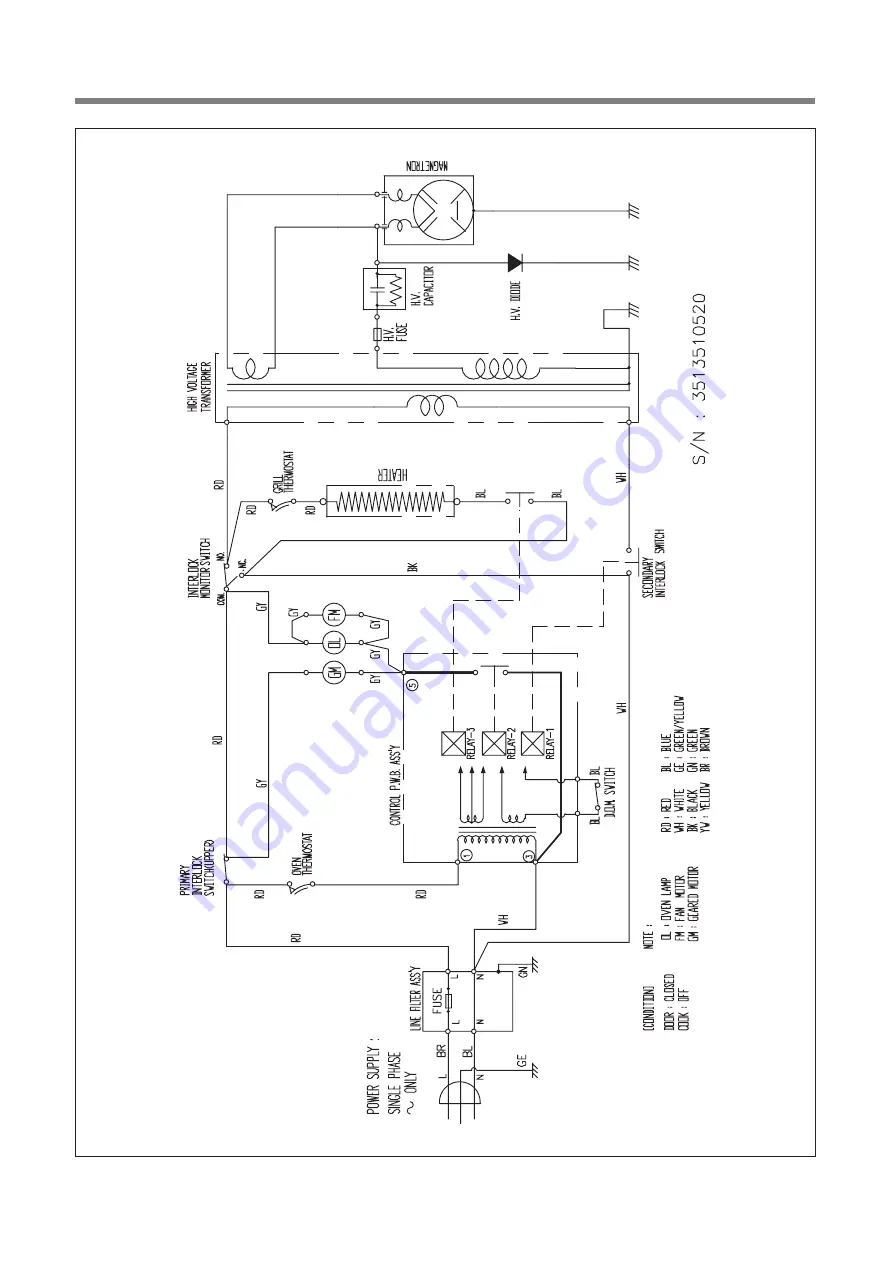 Daewoo KOG-8B5R5S Service Manual Download Page 27