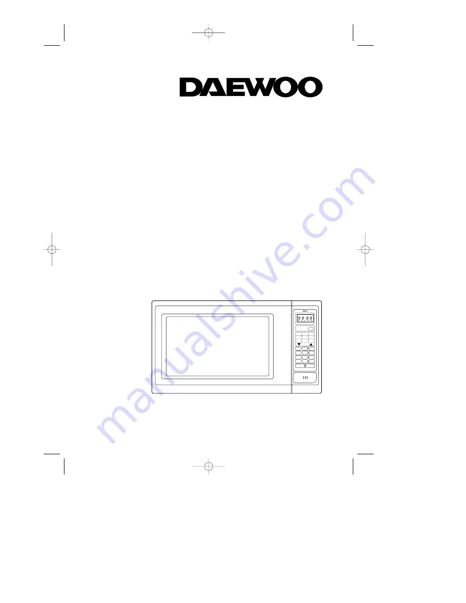 Daewoo KOR-180A0A Operating Instructions & Cook Book Download Page 1