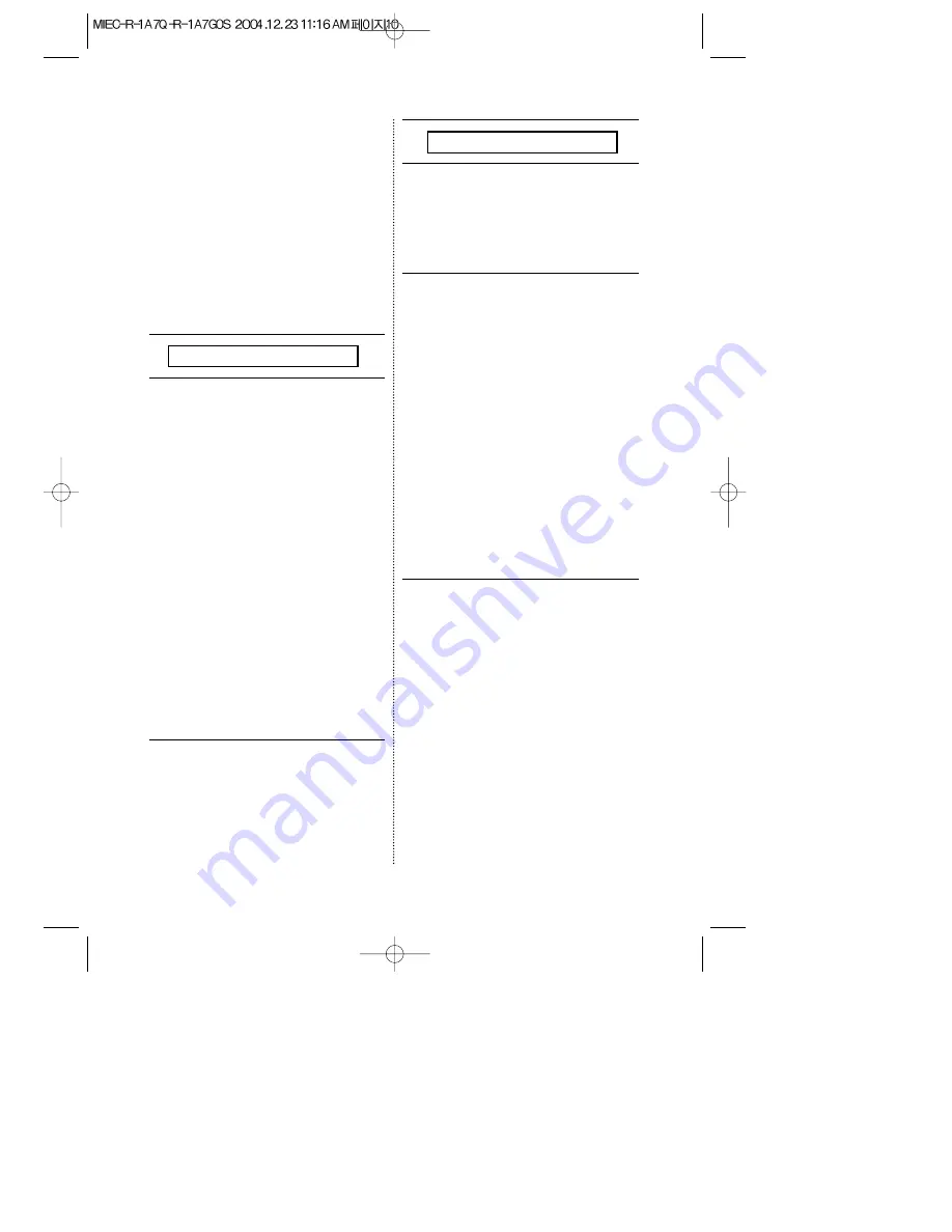 Daewoo KOR-1A7Q Operating Instructions Manual Download Page 11