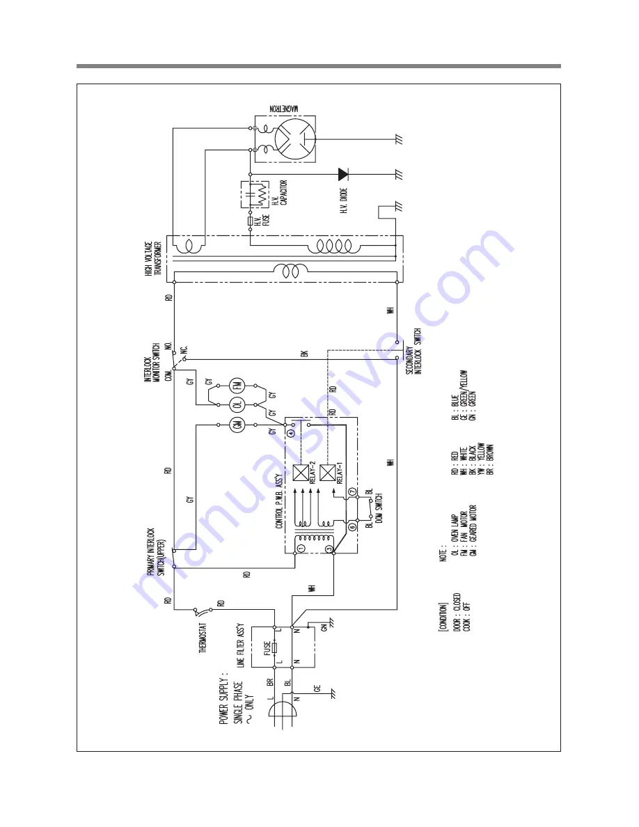 Daewoo KOR-1N4A9W Service Manual Download Page 25