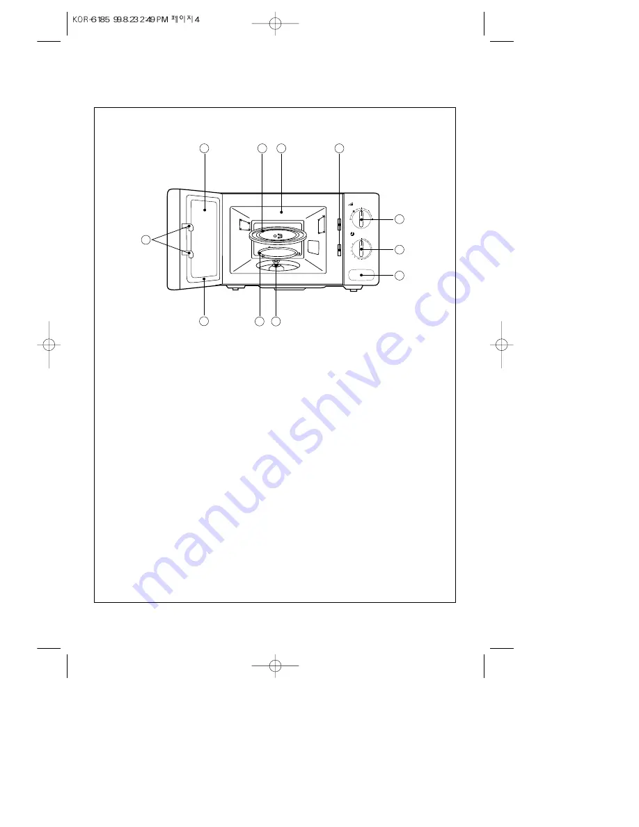 Daewoo KOR-6185 Operating Instructions Manual Download Page 5