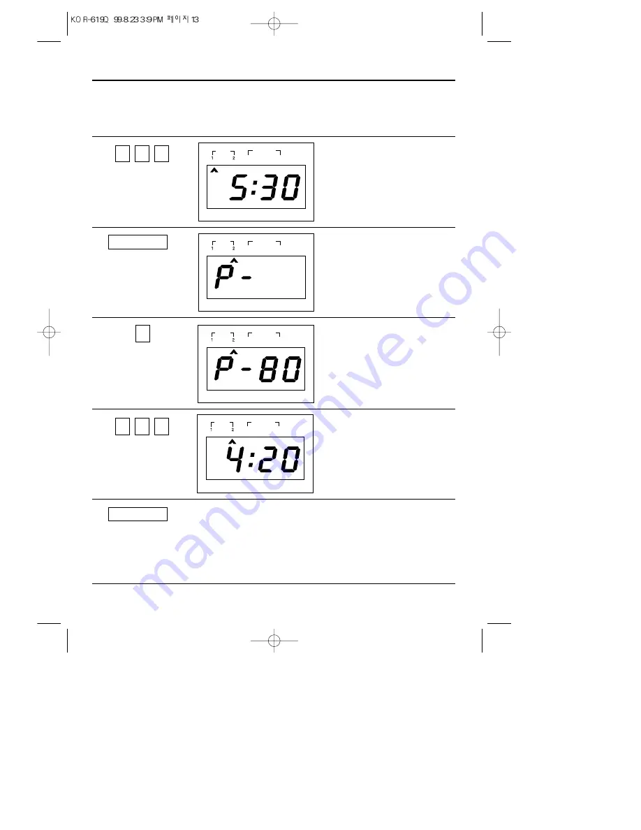 Daewoo KOR-618Q Operating Instructions Manual Download Page 12