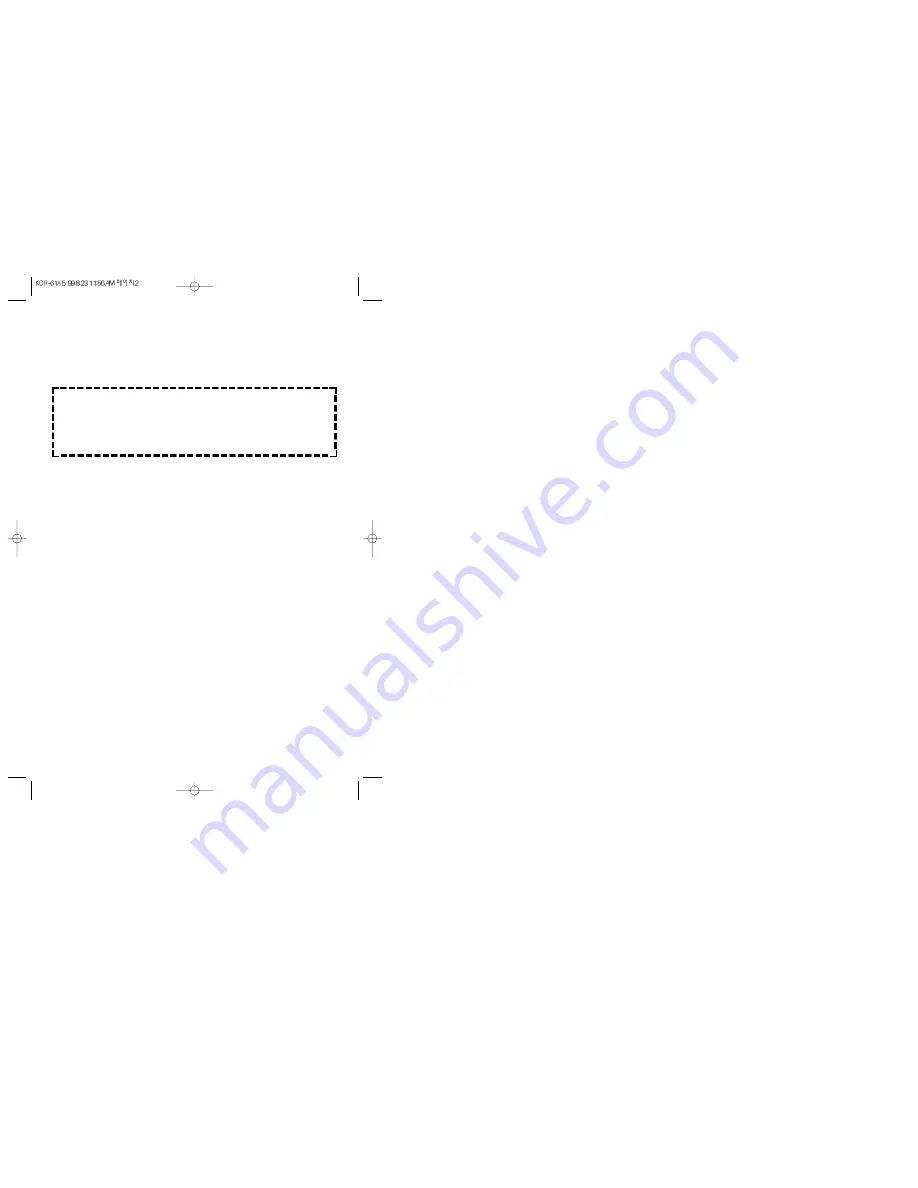 Daewoo KOR-61A5 Operating Instructions Manual Download Page 3