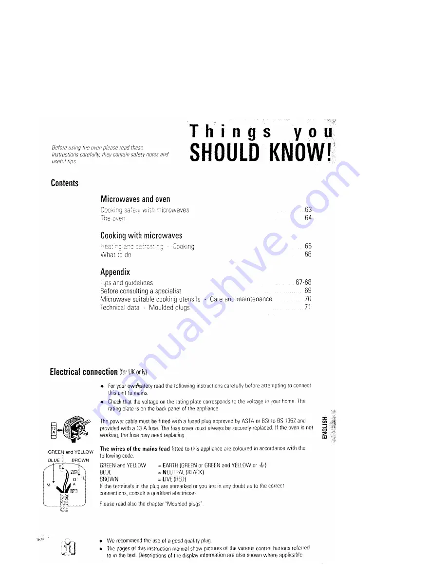 Daewoo KOR-6347 Instruction Manual Download Page 3