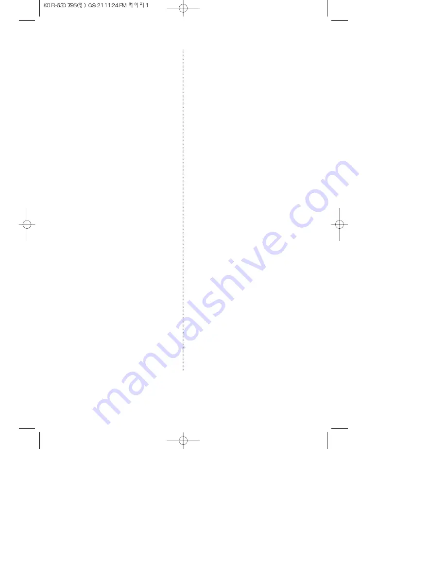 Daewoo KOR-63D79S Operating Instructions Manual Download Page 2