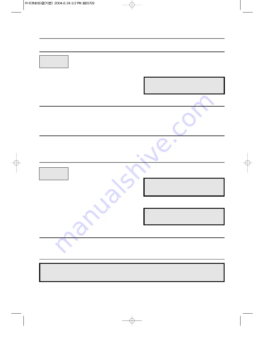 Daewoo KOR-63ND5S Operating Instructions & Cook Book Download Page 10