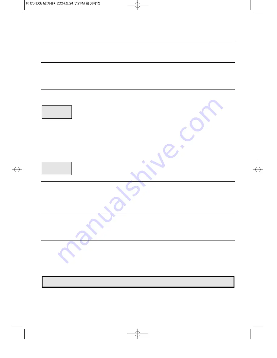 Daewoo KOR-63ND5S Operating Instructions & Cook Book Download Page 14