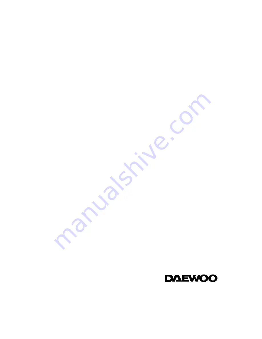 Daewoo KOR-63XQ0S Service Manual Download Page 36