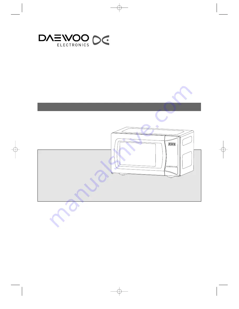 Daewoo KOR-6L0B3S Скачать руководство пользователя страница 1