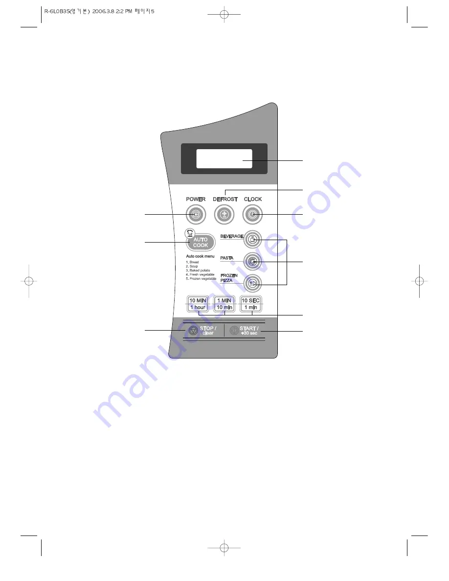 Daewoo KOR-6L0B3S Скачать руководство пользователя страница 6