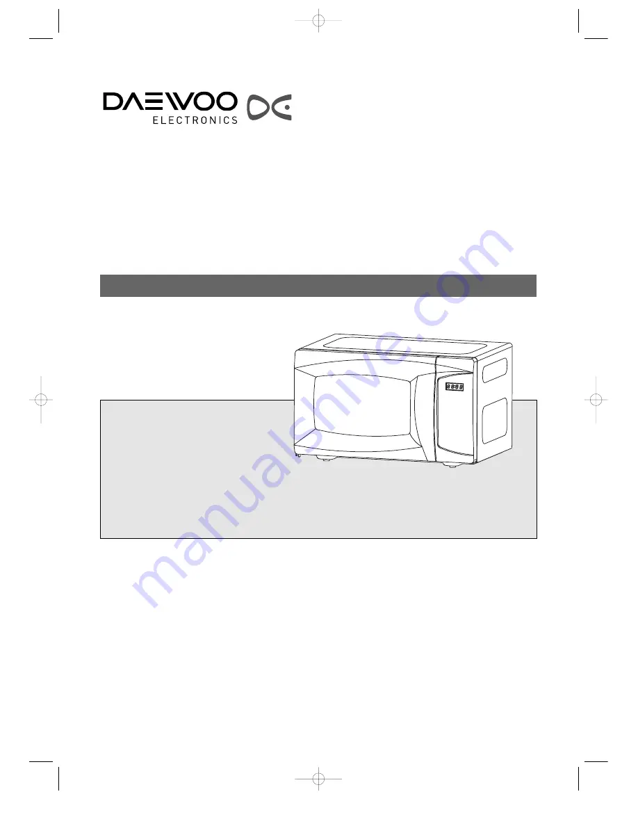 Daewoo KOR-6L1B3S Скачать руководство пользователя страница 1