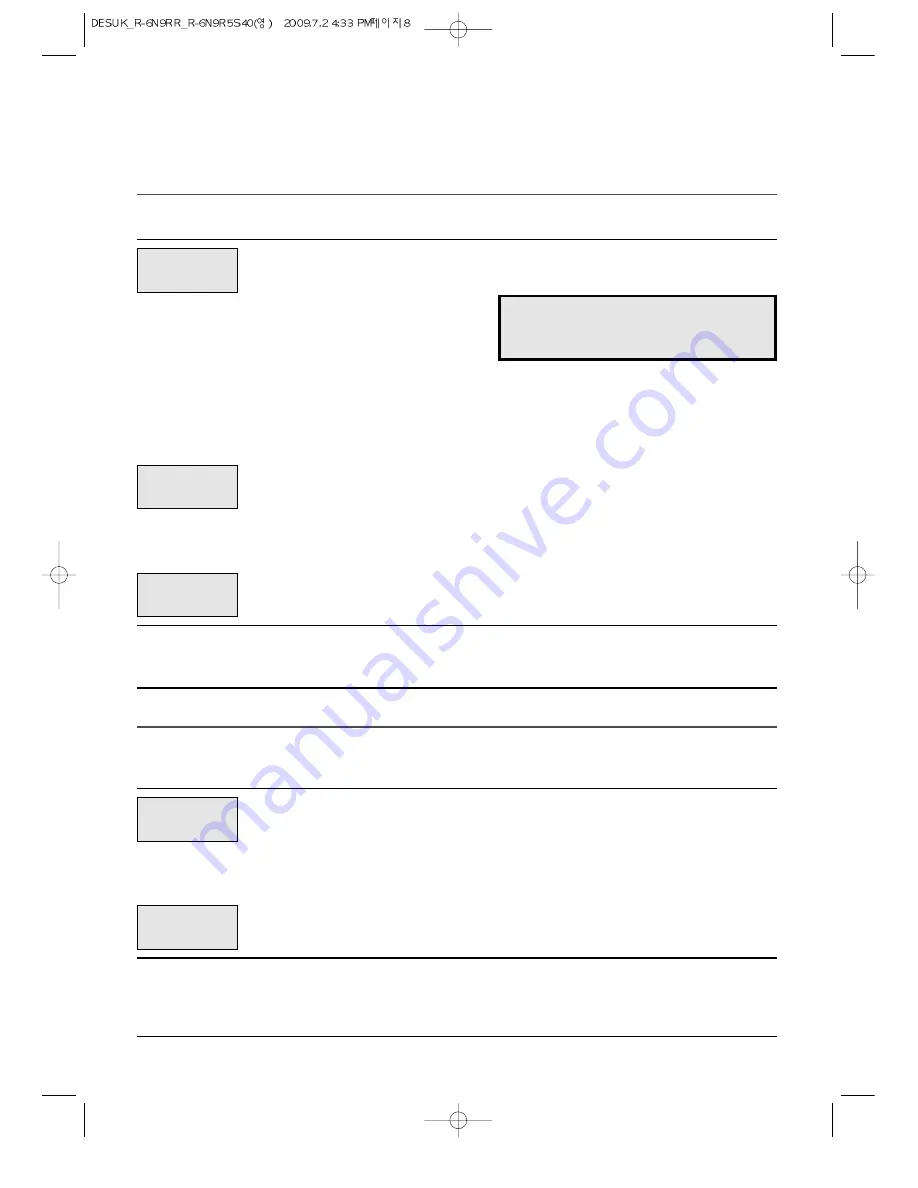 Daewoo KOR-6N9RR Operating Instruction Download Page 10