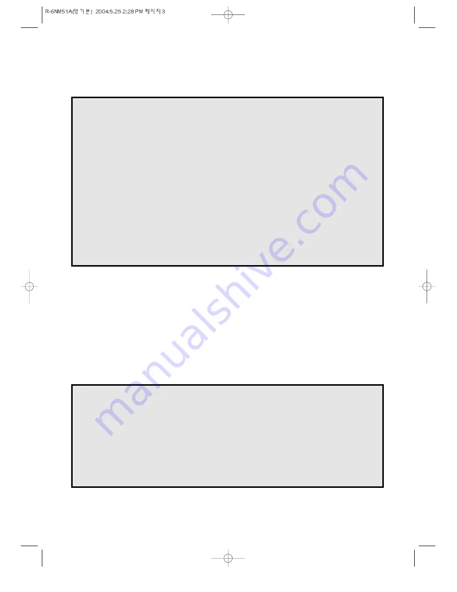 Daewoo KOR-6NM51A Operating Instructions & Cook Book Download Page 4