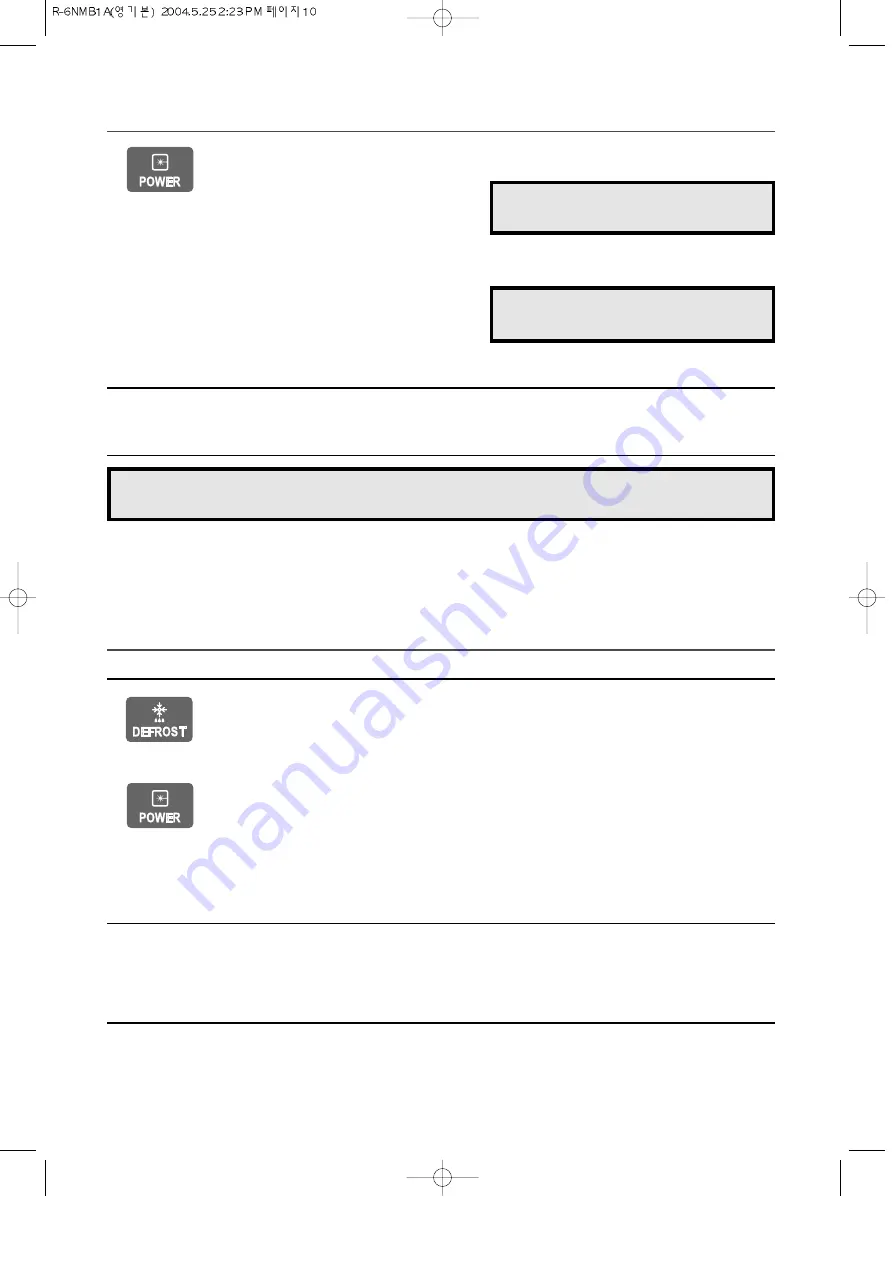 Daewoo KOR-6NMB1 Operating Instructions & Cook Book Download Page 11