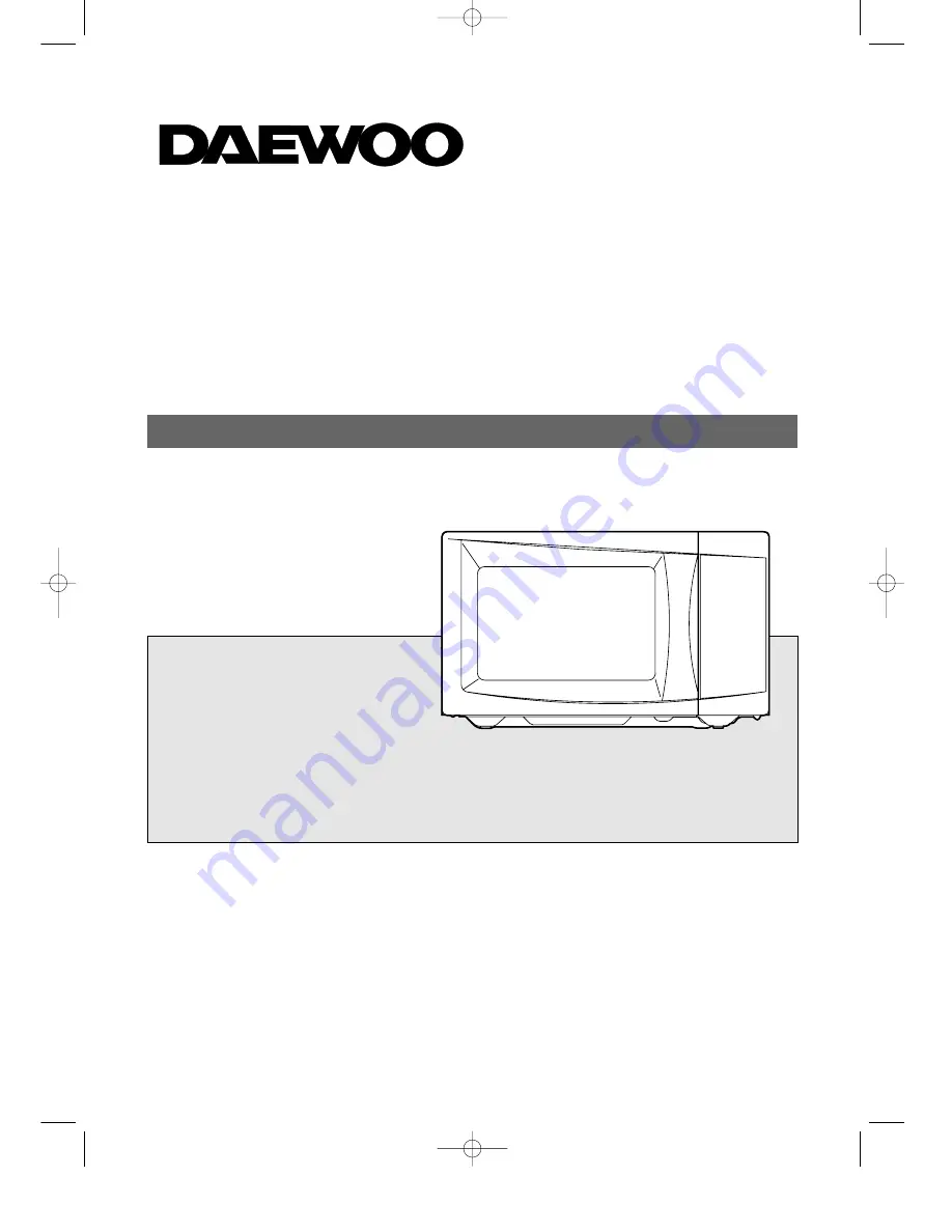 Daewoo KOR-6Q2B5S Скачать руководство пользователя страница 1