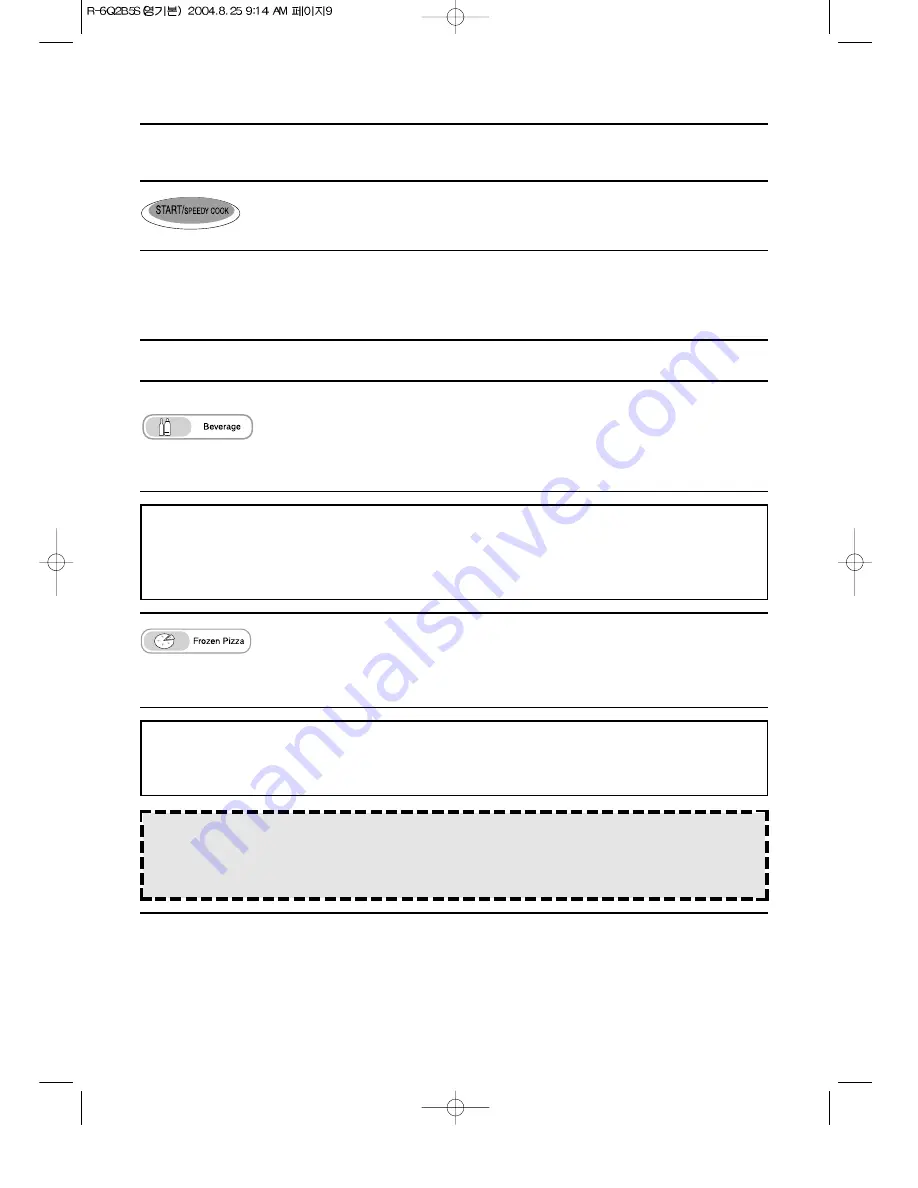 Daewoo KOR-6Q2B5S Operating Instructions & Cook Book Download Page 10