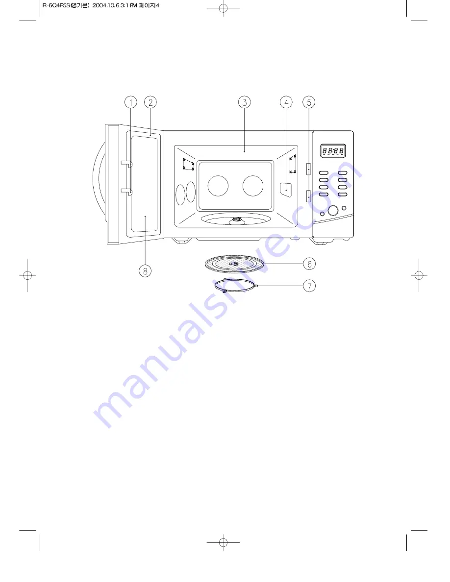 Daewoo KOR-6Q4R5S Operating Instructions & Cook Book Download Page 5