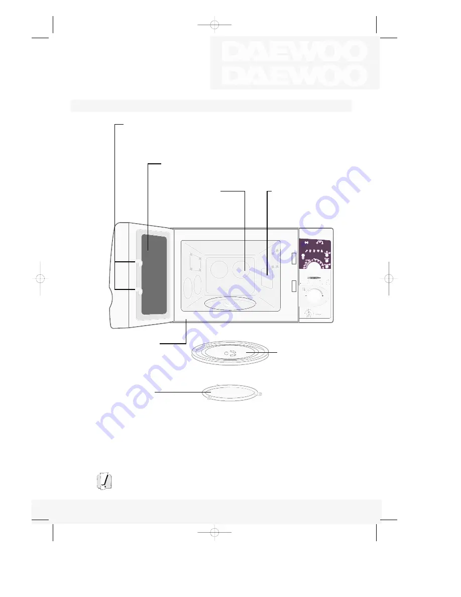 Daewoo KOR-866T Instruction Manual Download Page 5