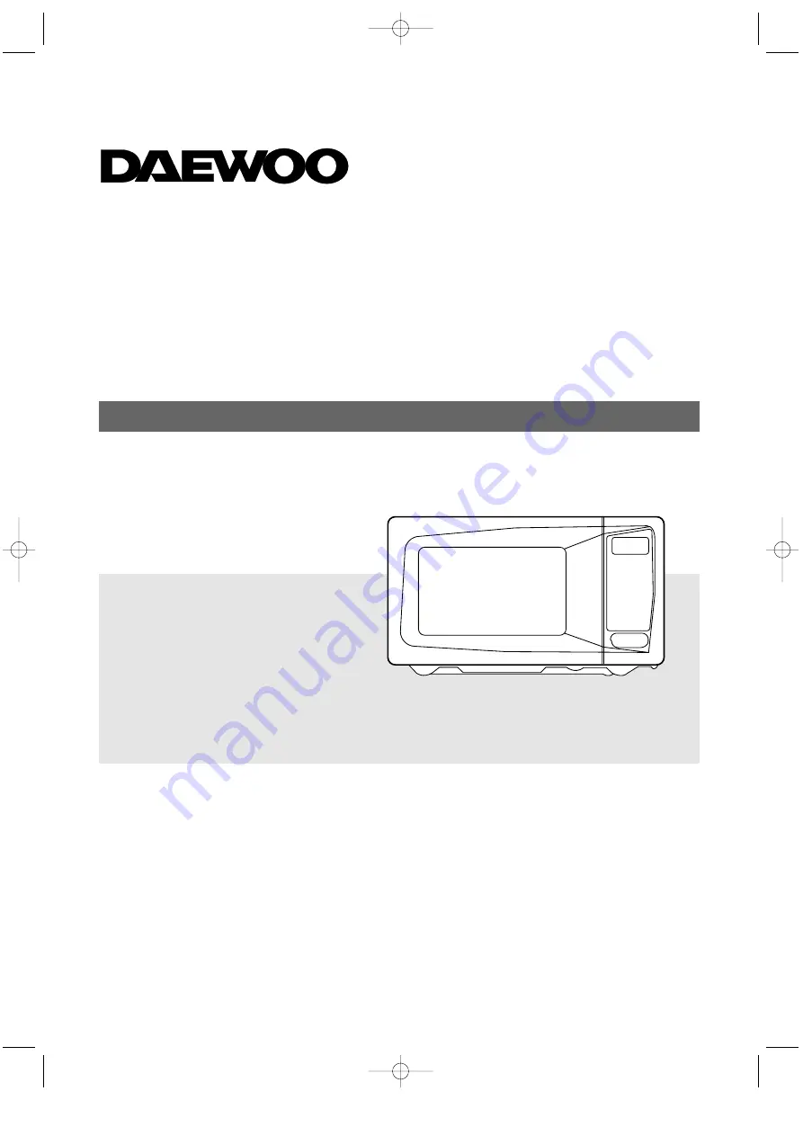 Daewoo KOR-86CH7 Скачать руководство пользователя страница 1