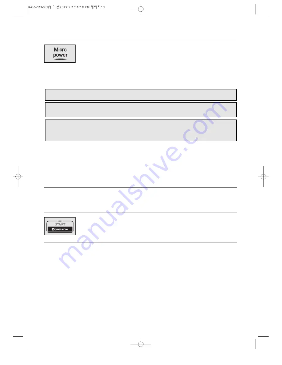 Daewoo KOR-8A2B3A27 Operating Instructions & Cook Book Download Page 12