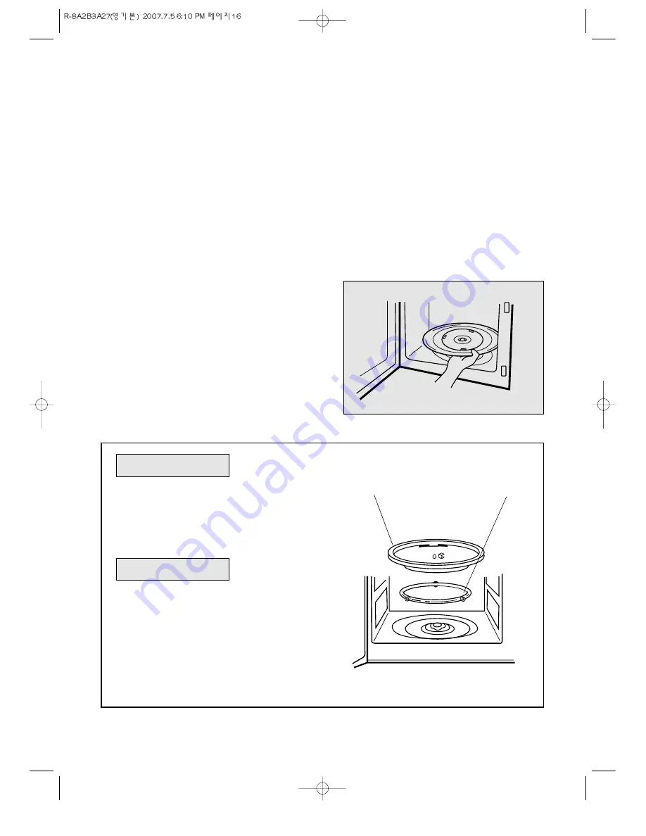 Daewoo KOR-8A2B3A27 Operating Instructions & Cook Book Download Page 17