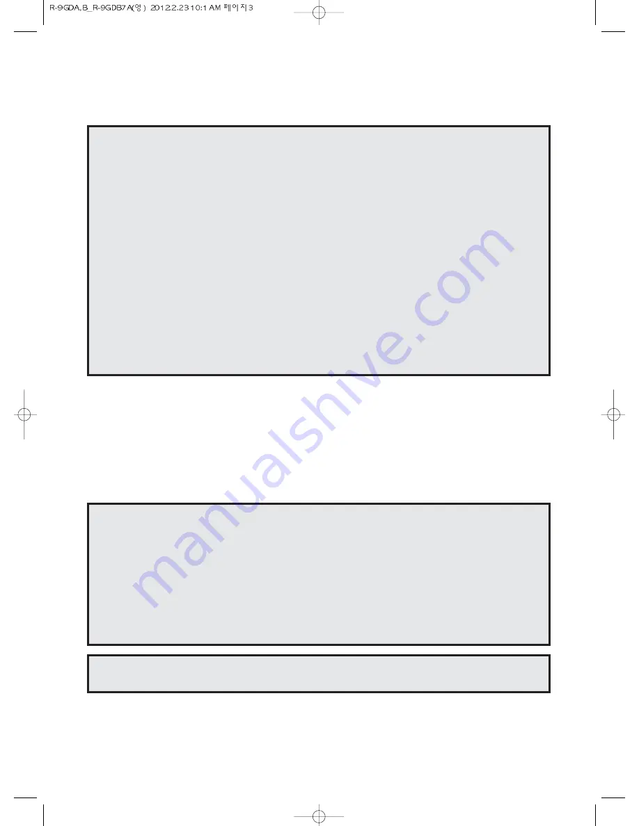 Daewoo KOR-9GDA Operating Instructions & Cook Book Download Page 5