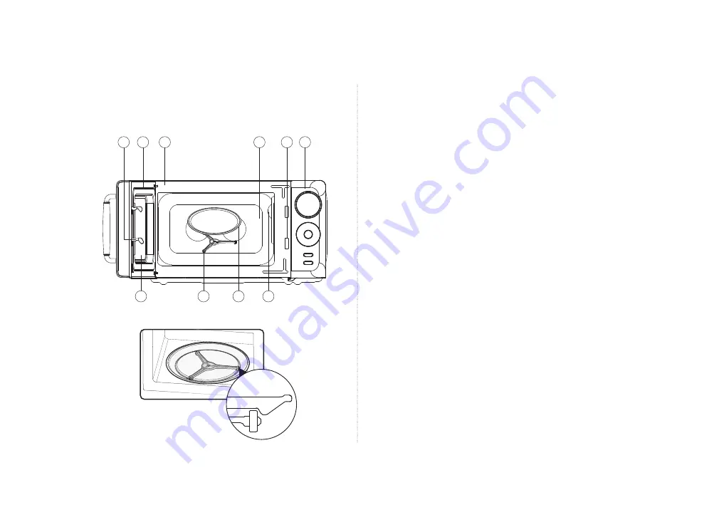 Daewoo KOR07R3ZEC Operating Instructions & Cook Book Download Page 7