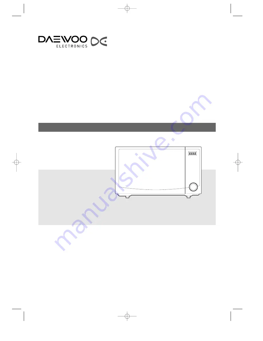 Daewoo KQG-1N1A9P51 Owner'S Manual Download Page 2