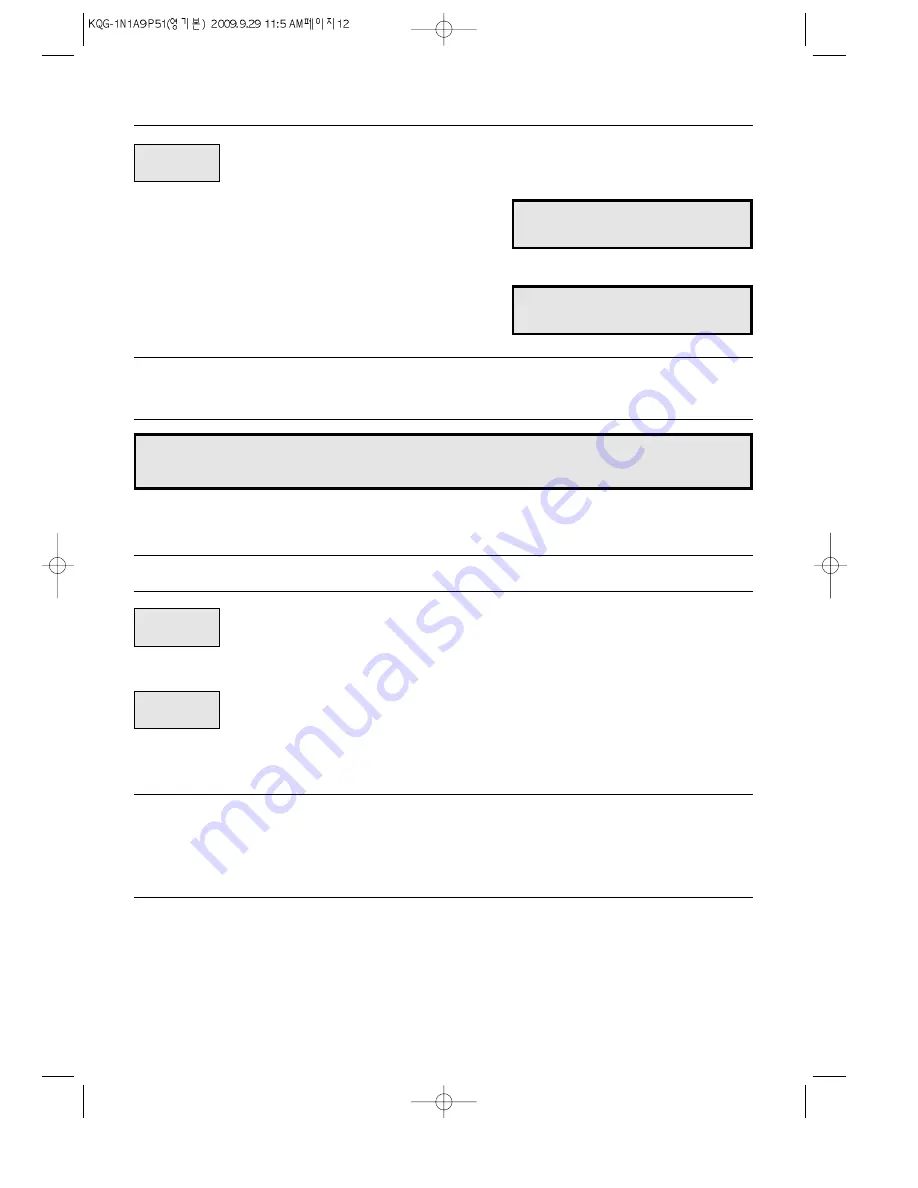 Daewoo KQG-1N1A9P51 Owner'S Manual Download Page 14