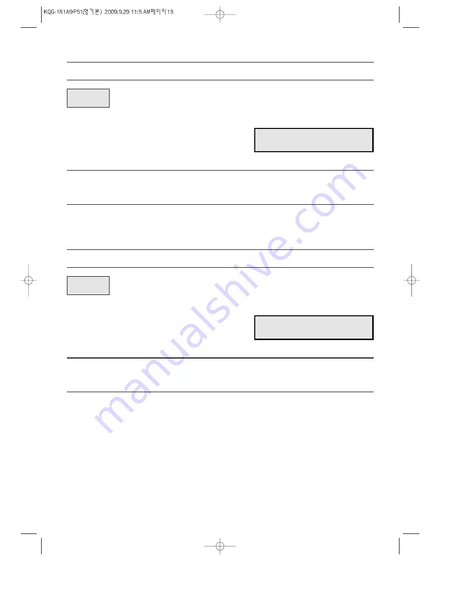 Daewoo KQG-1N1A9P51 Owner'S Manual Download Page 15