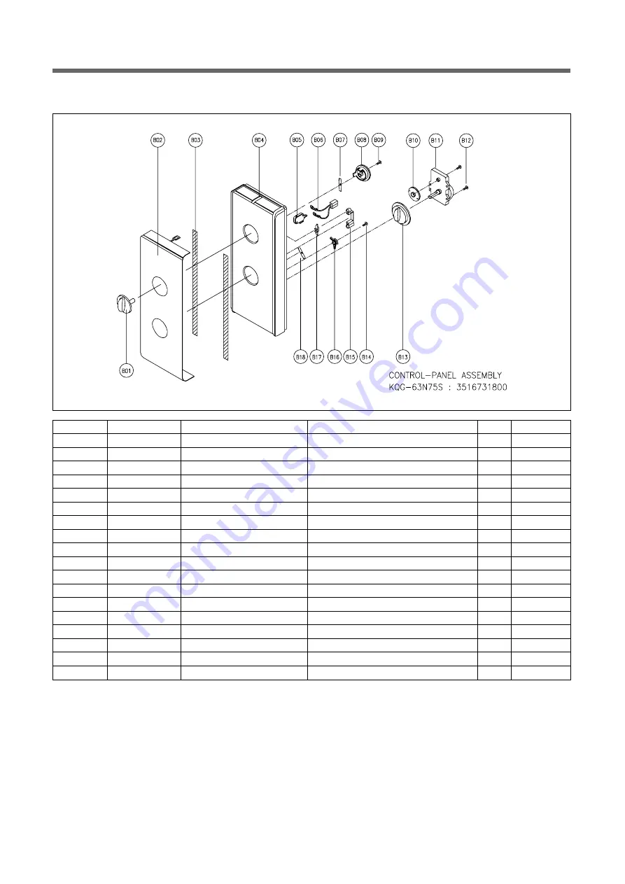 Daewoo KQG-63N75S Service Manual Download Page 11