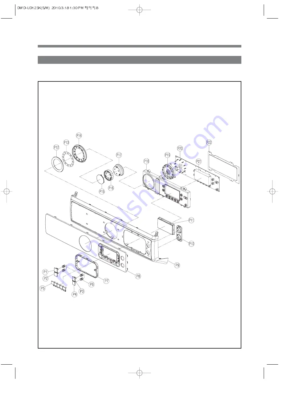 Daewoo KUD-UD122RF Service Manual Download Page 10