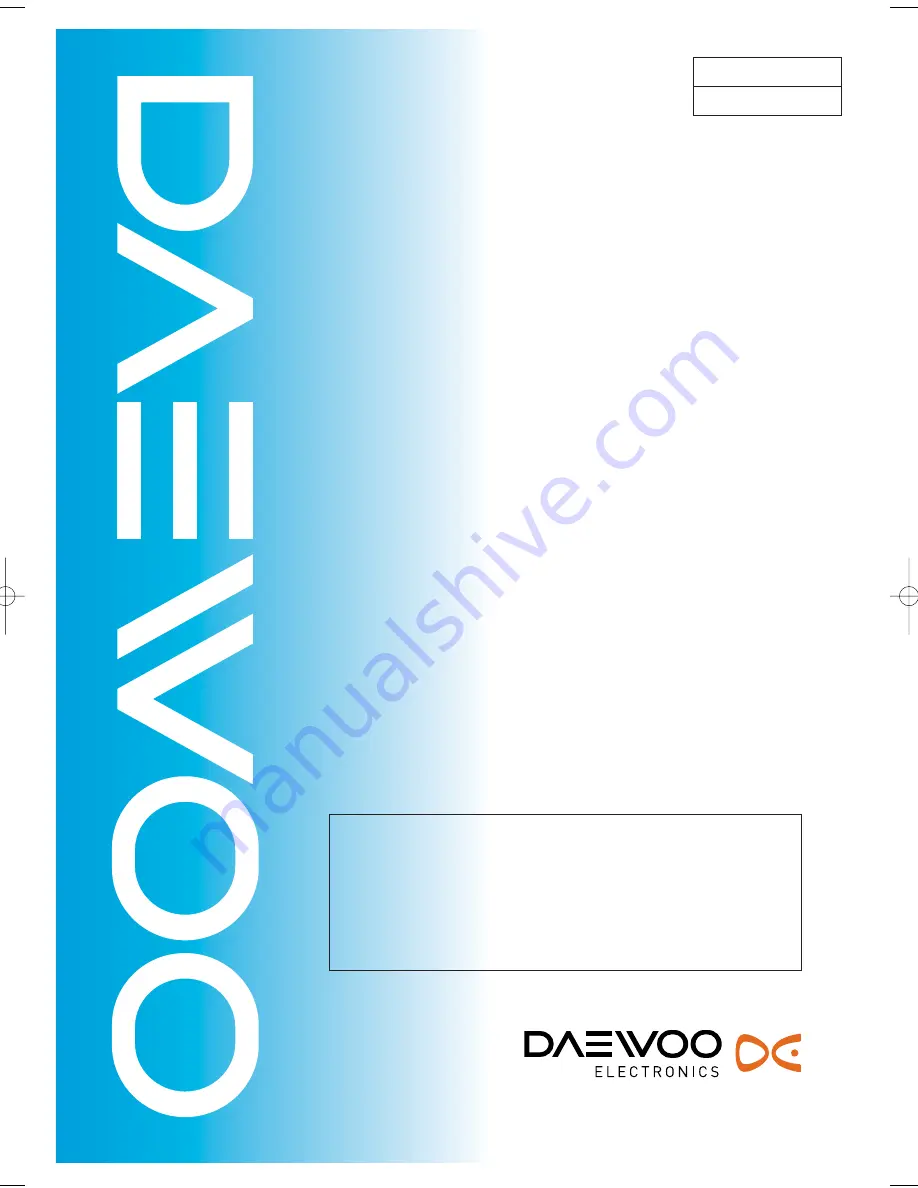 Daewoo KUD-WD135 SERIES Service Manual Download Page 1