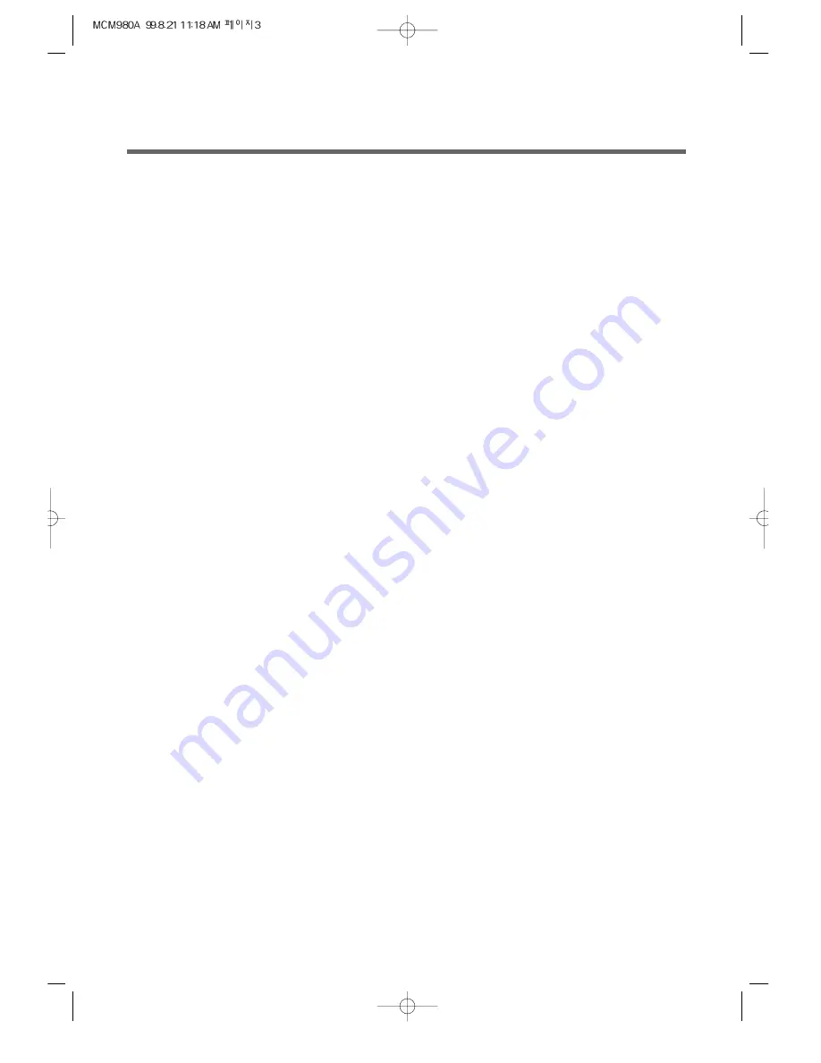 Daewoo Magic Chef MCM980A Manual Download Page 4