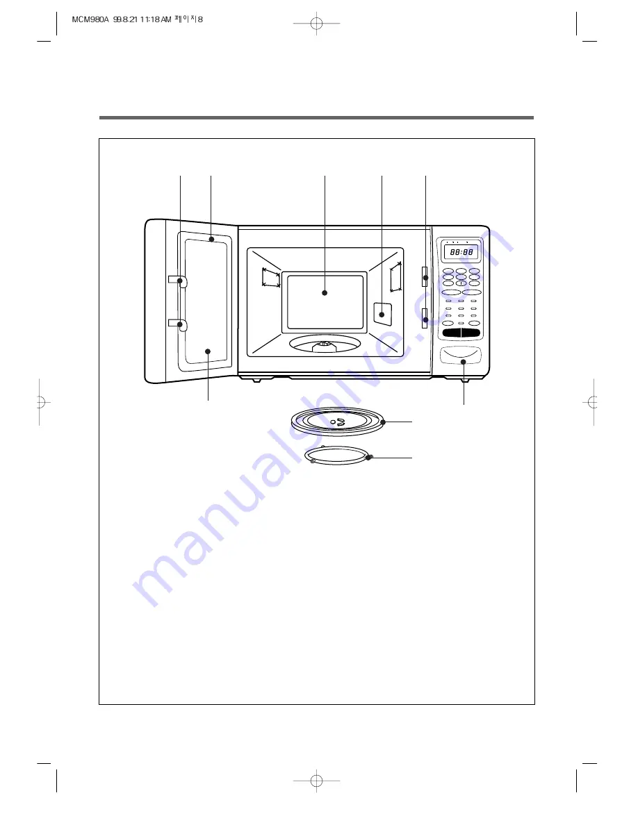 Daewoo Magic Chef MCM980A Скачать руководство пользователя страница 9