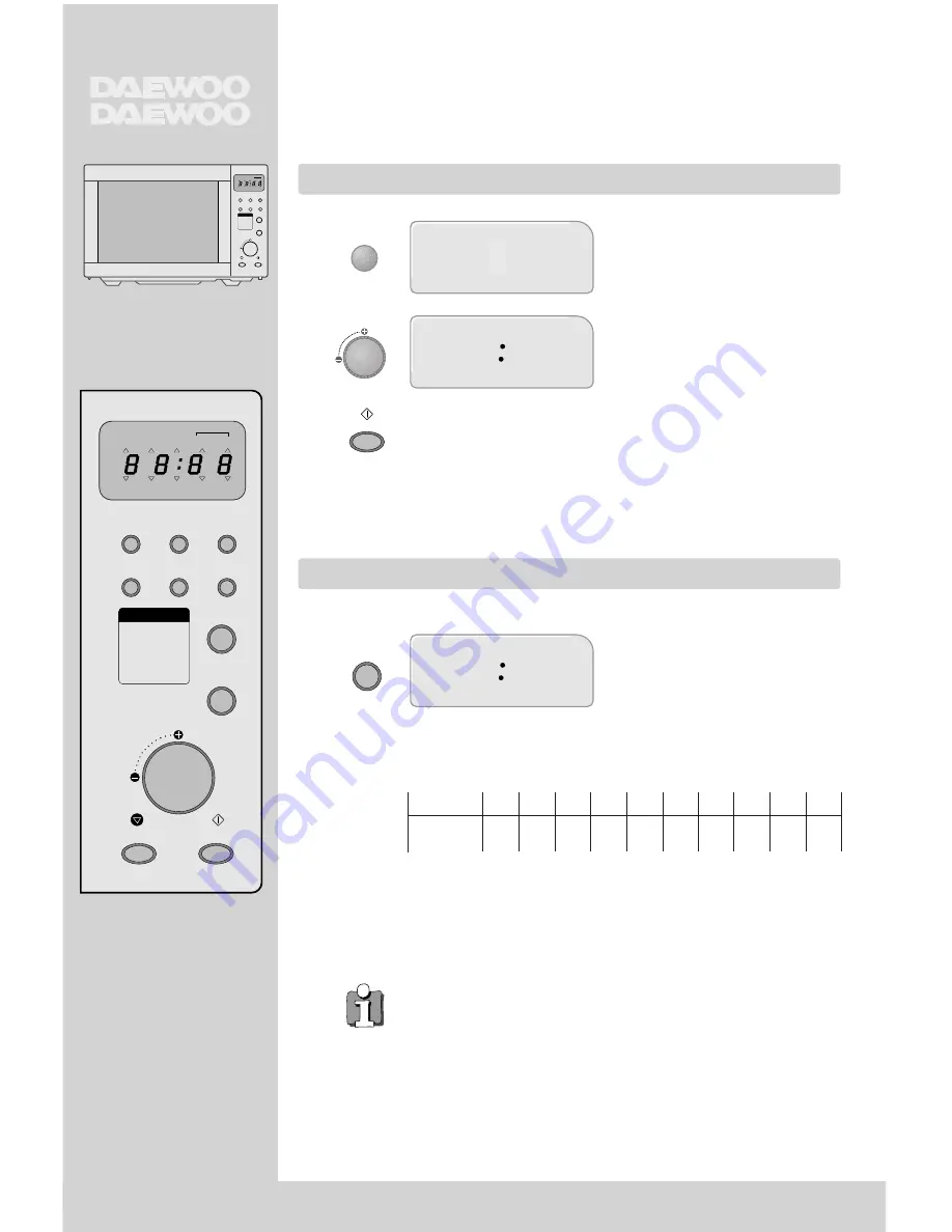 Daewoo MGCC 1295 E Instruction Manual Download Page 8