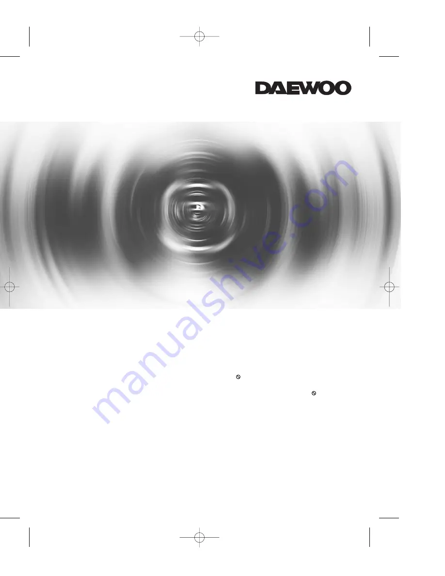 Daewoo SD-9100 Owner'S Manual Download Page 1