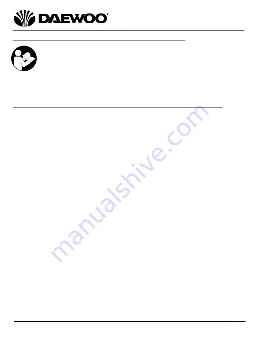 Daewoo SDA1609 User Manual Download Page 3