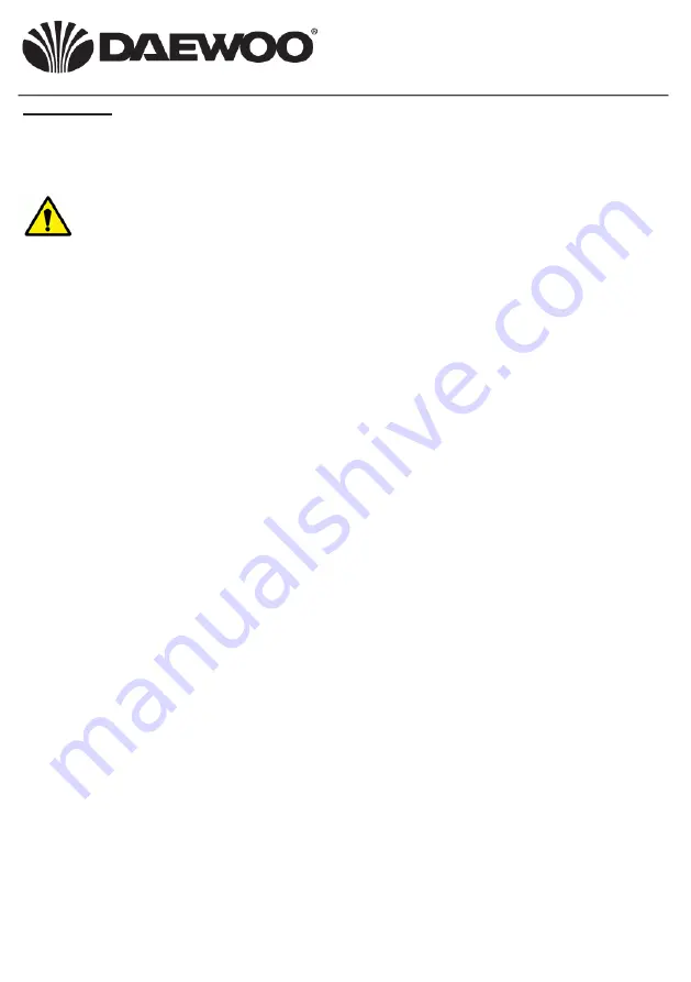 Daewoo SDA2071 User Manual Download Page 15