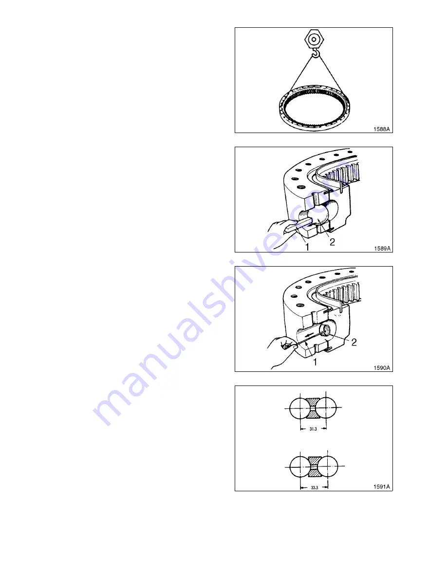 Daewoo Solar 340LC-V Shop Manual Download Page 139