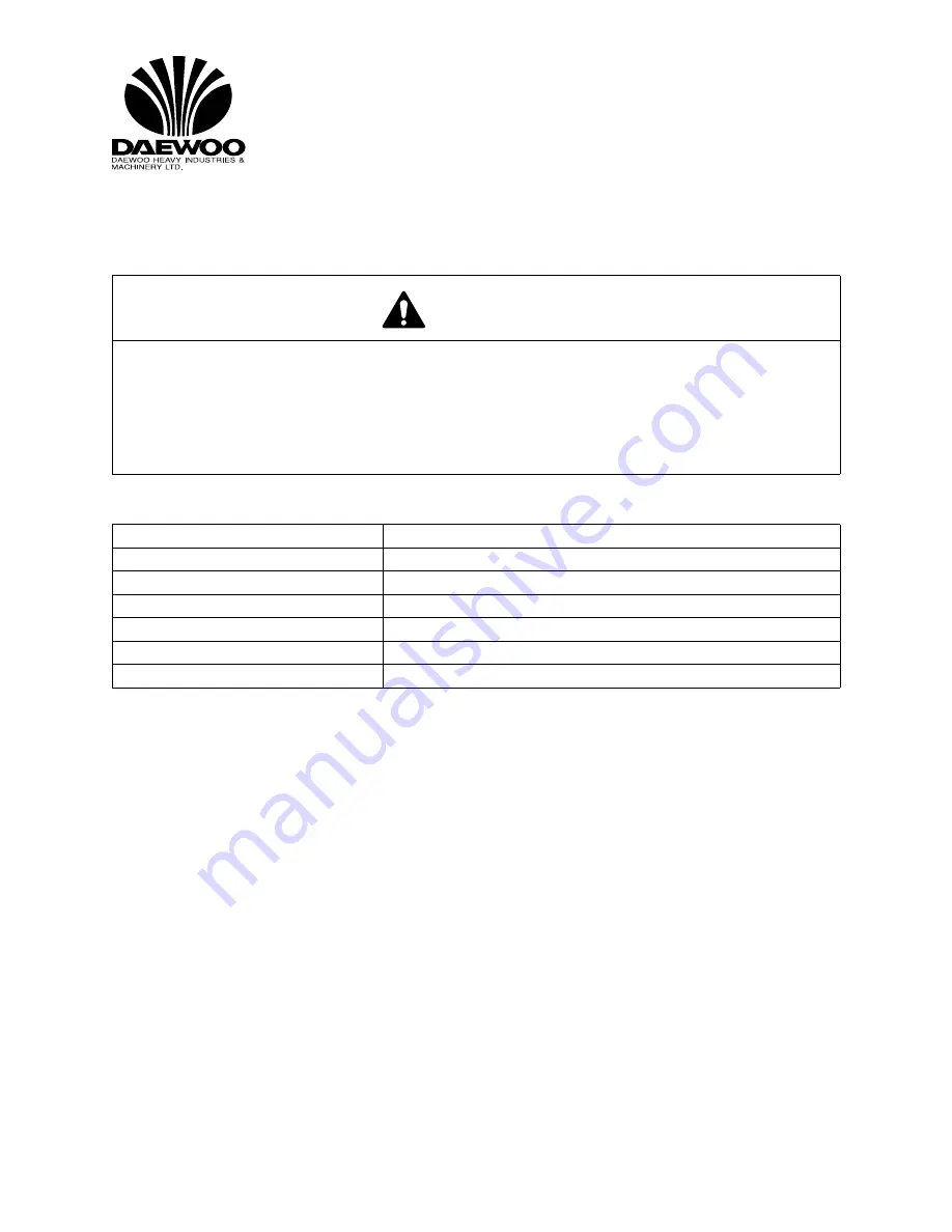 Daewoo Solar 340LC-V Shop Manual Download Page 255