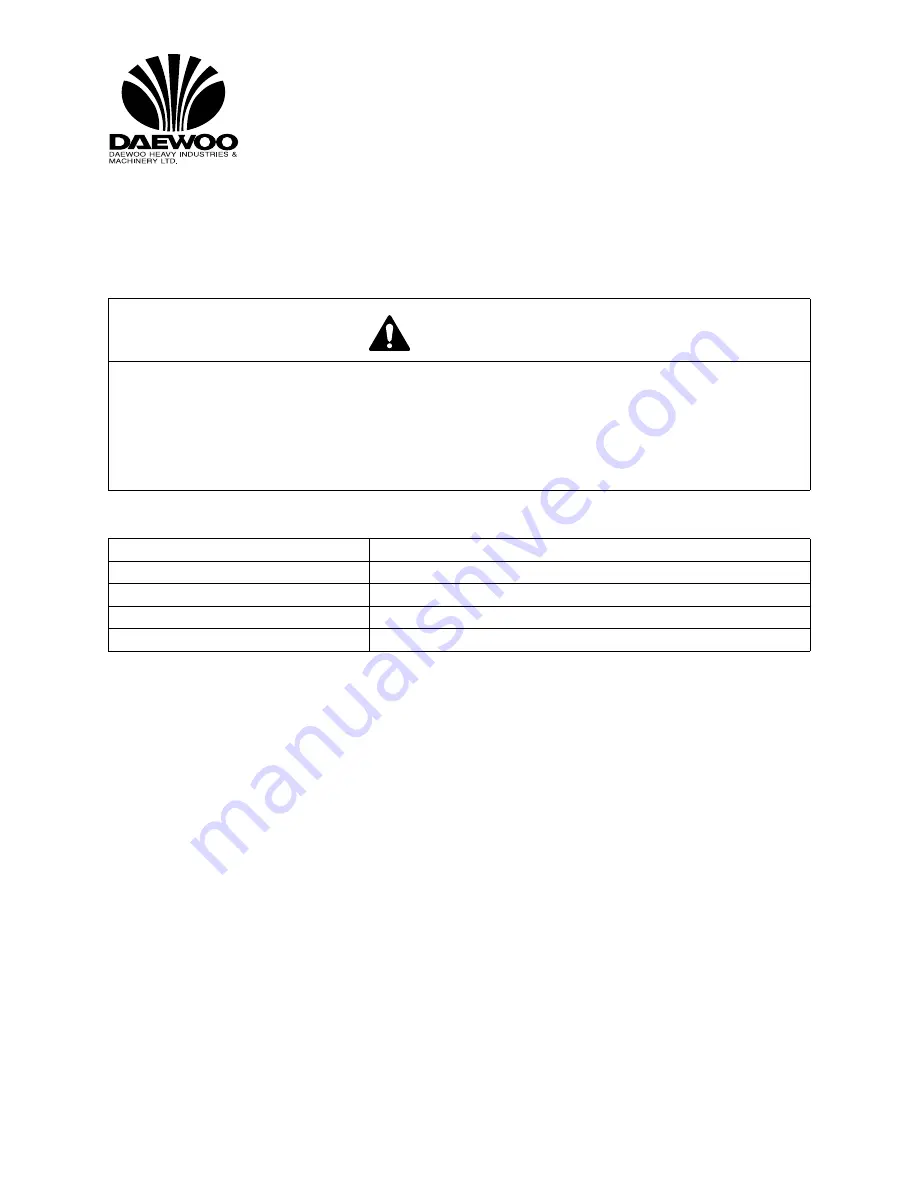 Daewoo Solar 340LC-V Shop Manual Download Page 629