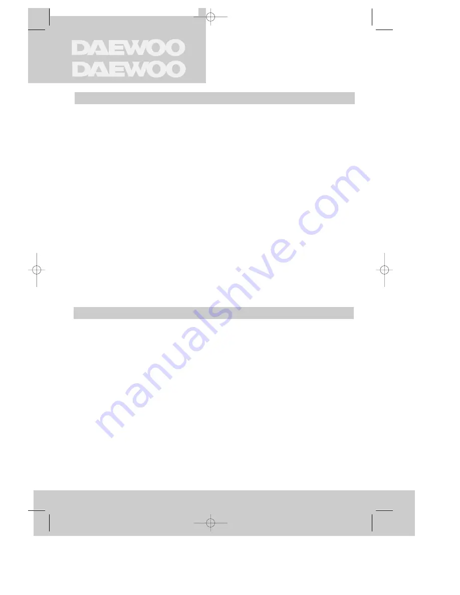 Daewoo VQ450D Instruction Manual Download Page 24